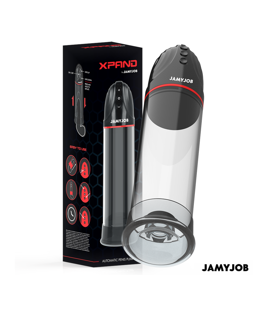 JAMYJOB - POMPA AUTOMATICA XPAND 3 LIVELLI DI ASPIRAZIONE GRIGIA