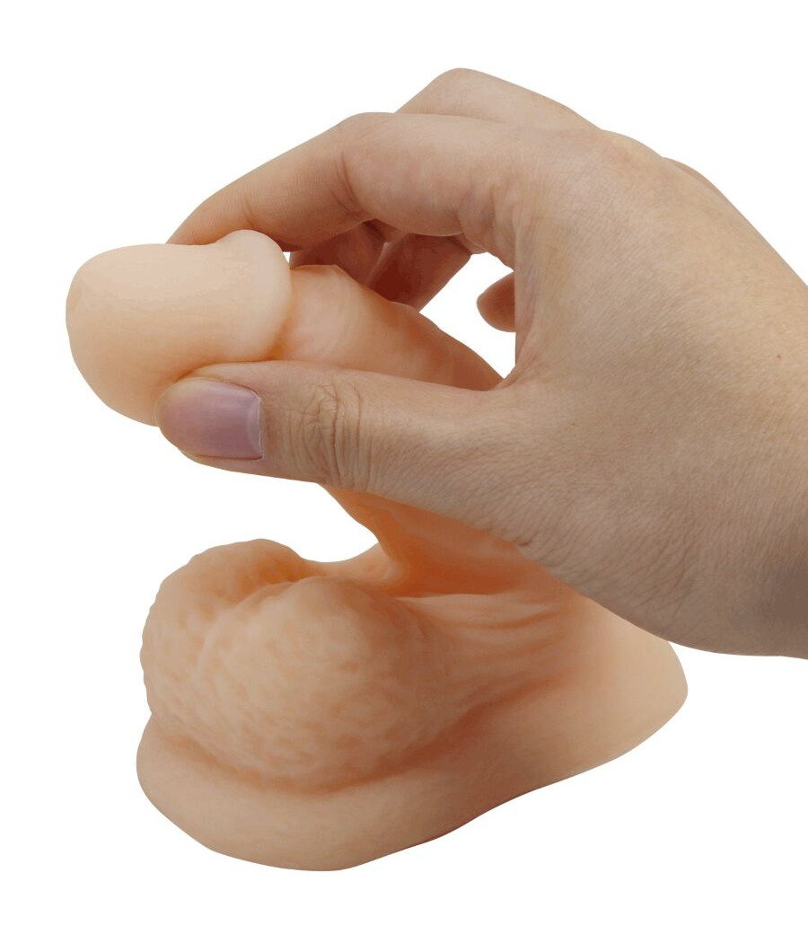 PRETTY LOVE - WILDON DILDO ULTRA REALÍSTICO Y ELÁSTICO 10 CM NATURAL