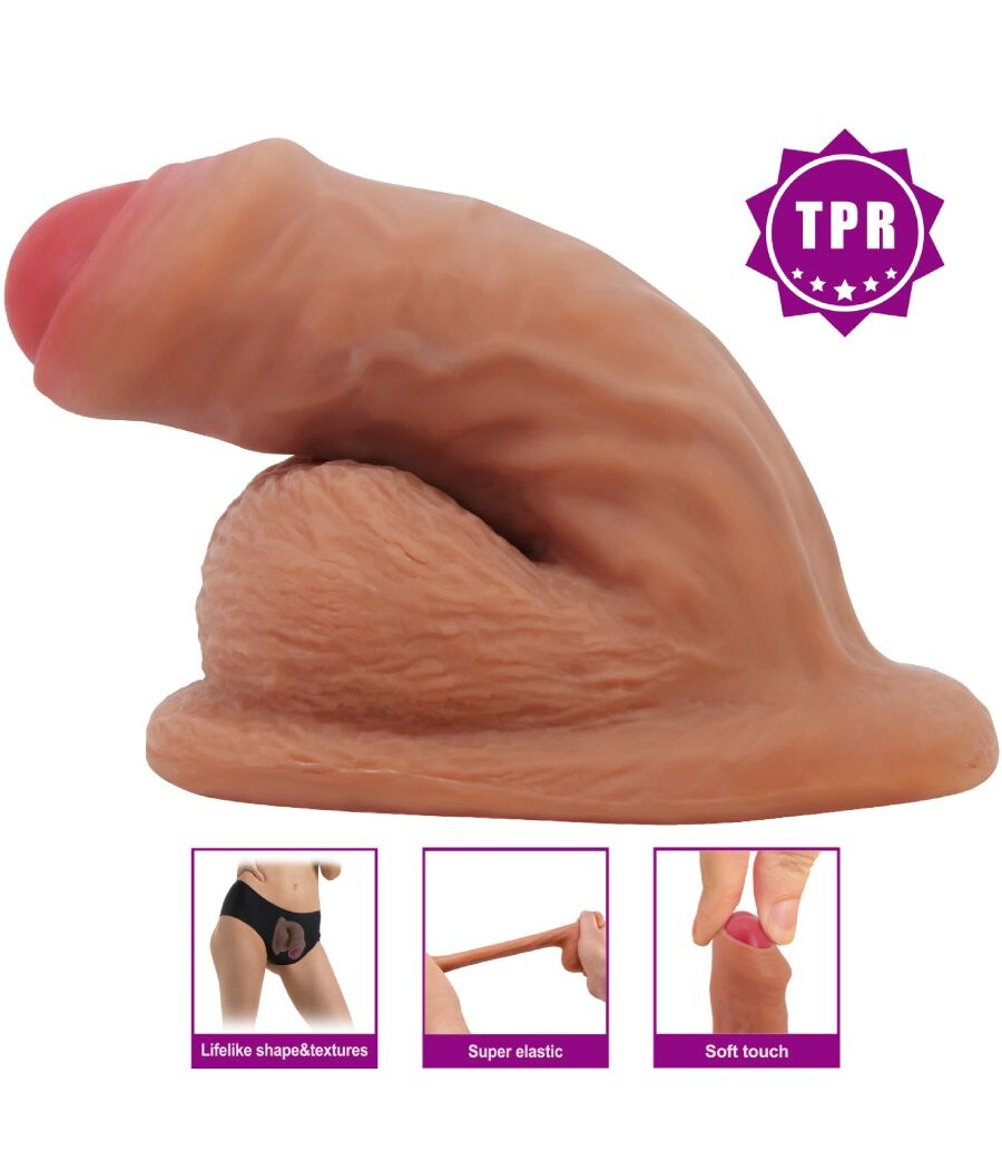 PRETTY LOVE - WARNELL GODE ULTRA RÉALISTE ET ÉLASTIQUE 9,5 CM MULATO