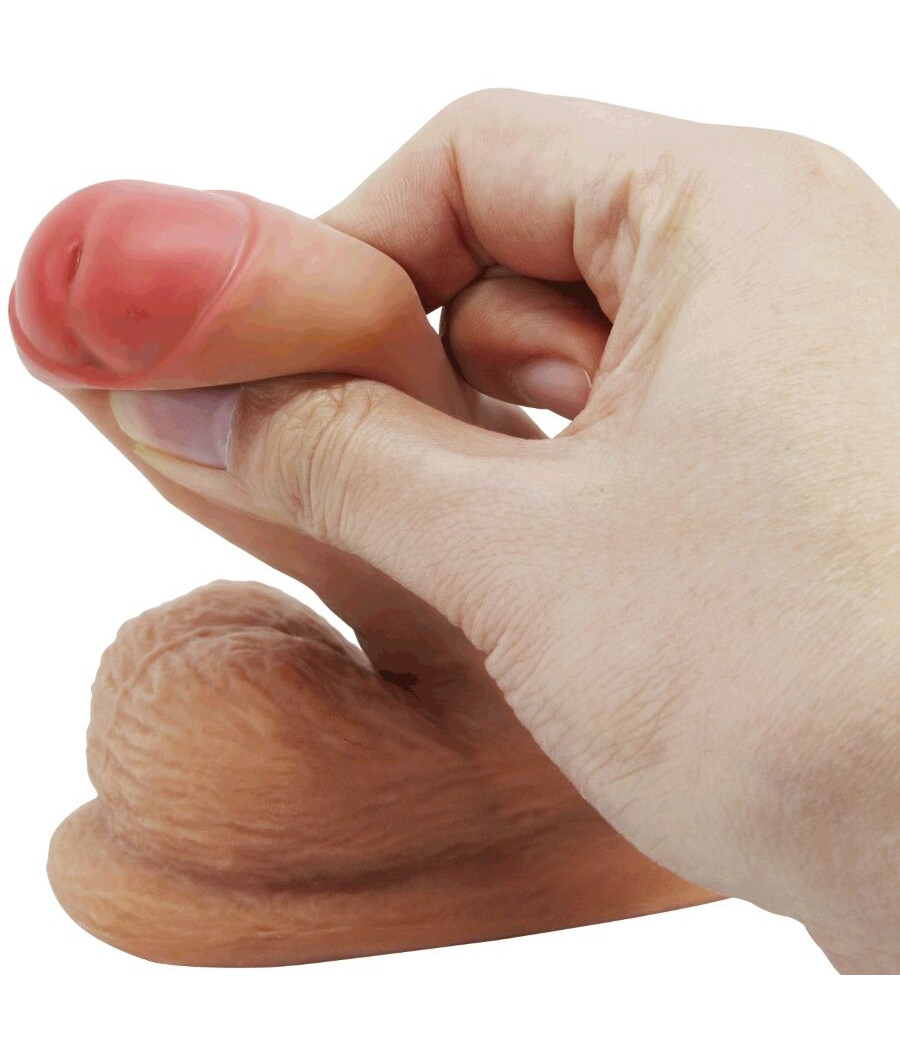 PRETTY LOVE - WARNELL DILDO ULTRA REALISTA E ELÁSTICO 9,5 CM MULATO
