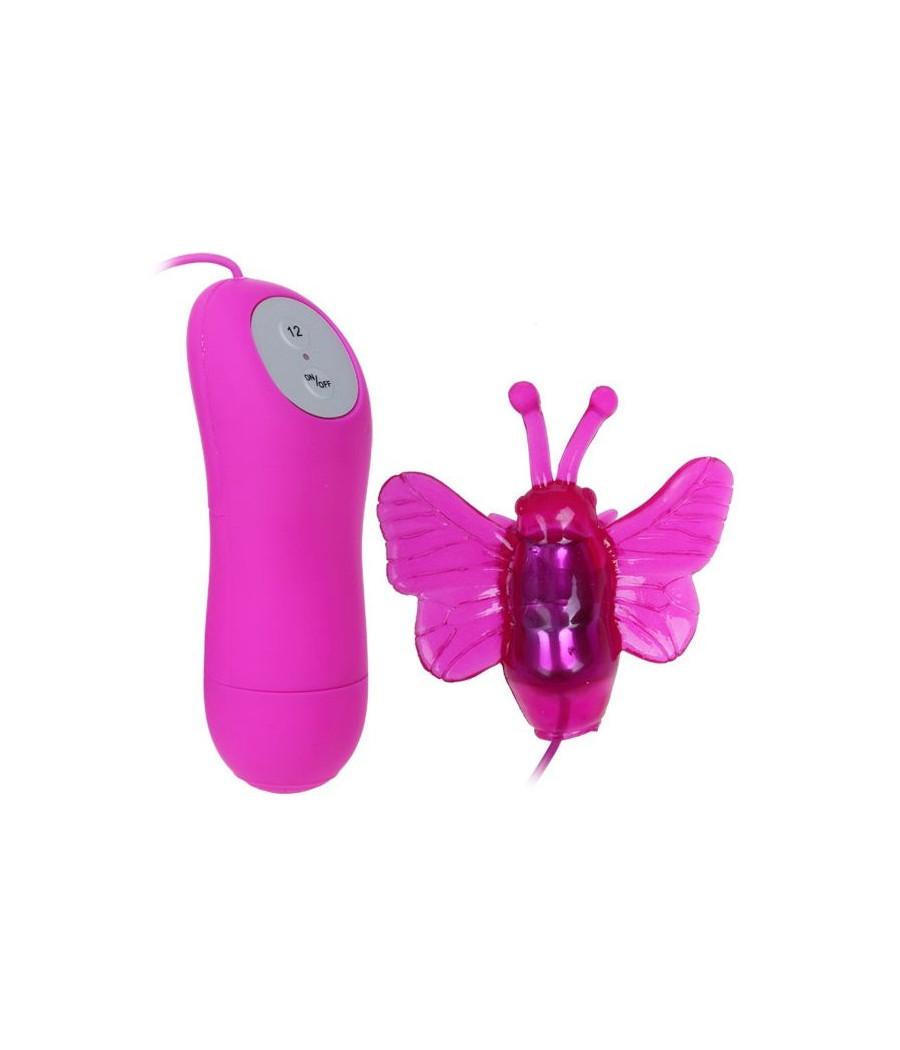 BAILE - VIBRADOR ESTIMULADOR DE BORBOLETA SECRETO PRETTY LOVE 12V