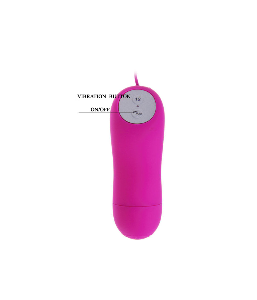 BAILE - VIBRADOR ESTIMULADOR DE BORBOLETA SECRETO PRETTY LOVE 12V