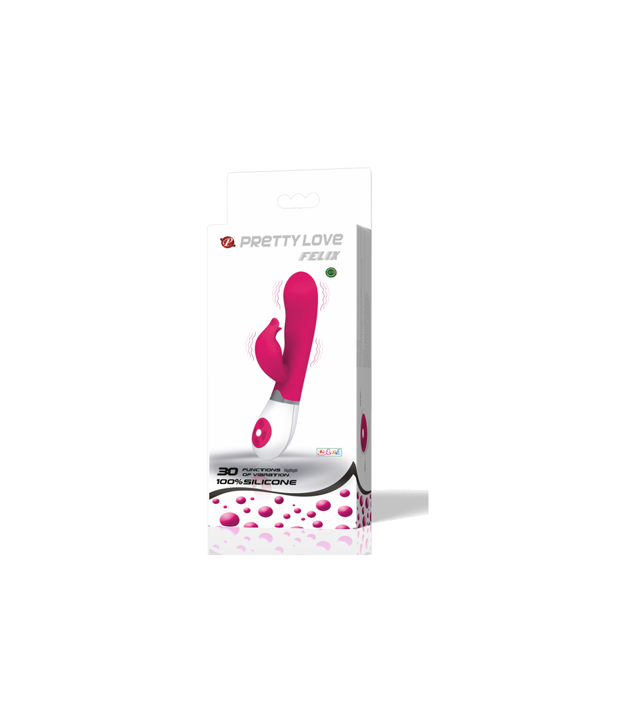 PRETTY LOVE - FLIRTATION VIBRATEUR AVEC STIMULATEUR FELIX
