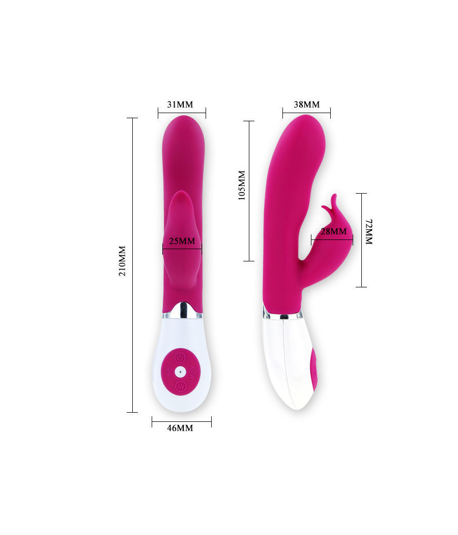 PRETTY LOVE - FLIRTATION VIBRATORE CON STIMOLATORE FELIX