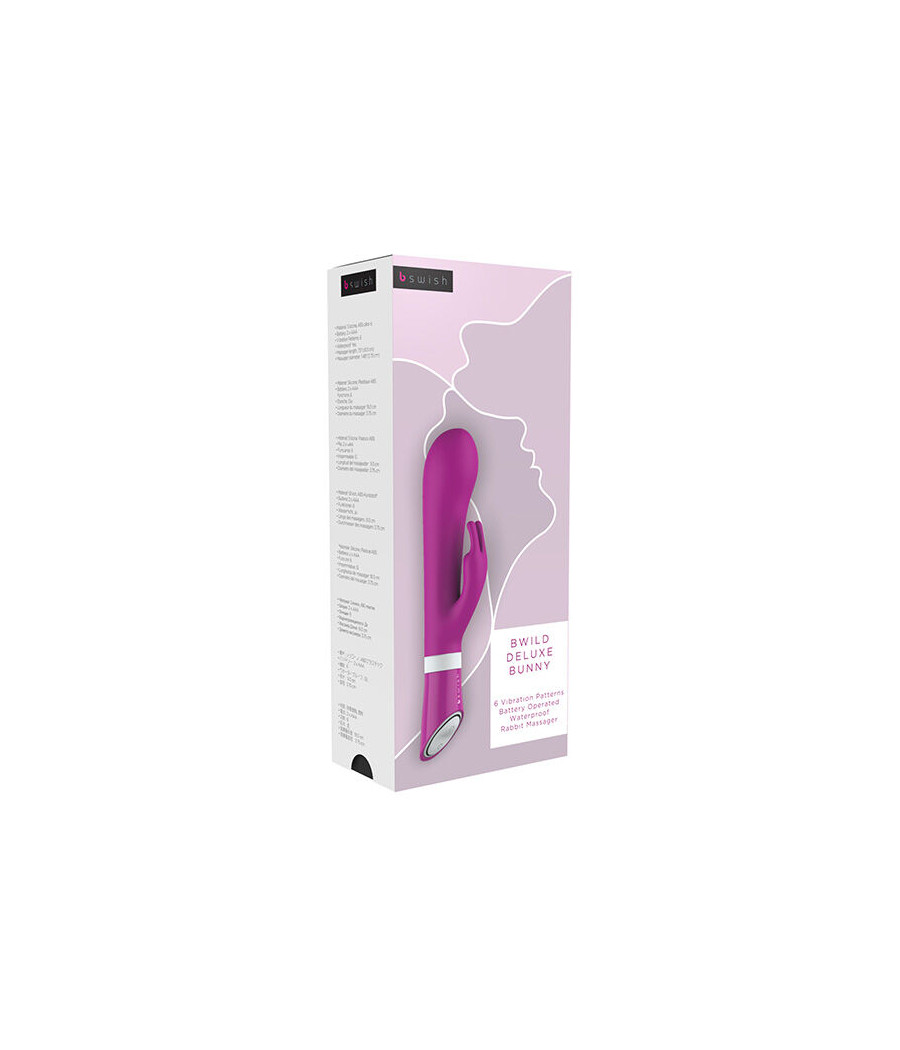 B SWISH - BWILD DELUXE BUNNY RABBIT VIBRATEUR FRAMBOISE