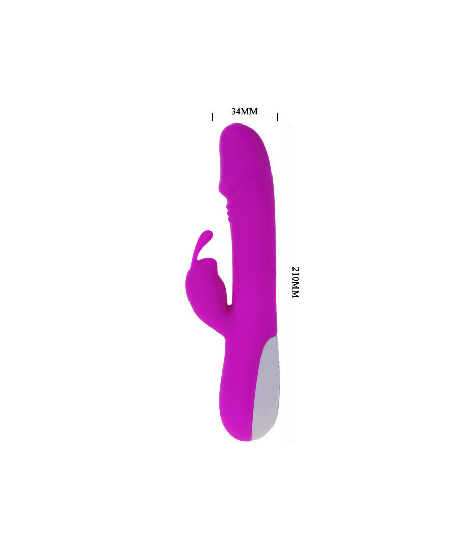 PRETTY LOVE - FLIRTATION ROBERT VIBRATOR MIT KLITORIS-STIMULATOR