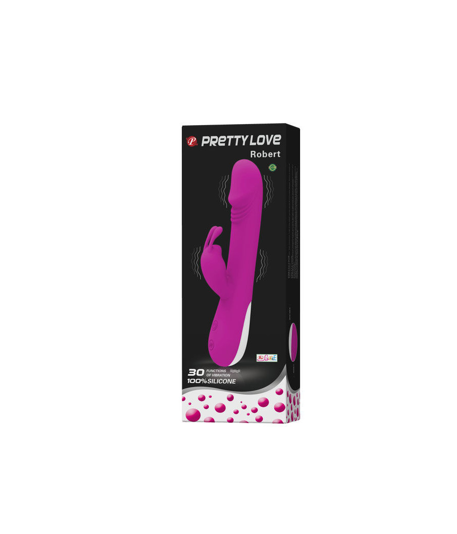 PRETTY LOVE - FLIRTATION ROBERT VIBRATOR MIT KLITORIS-STIMULATOR