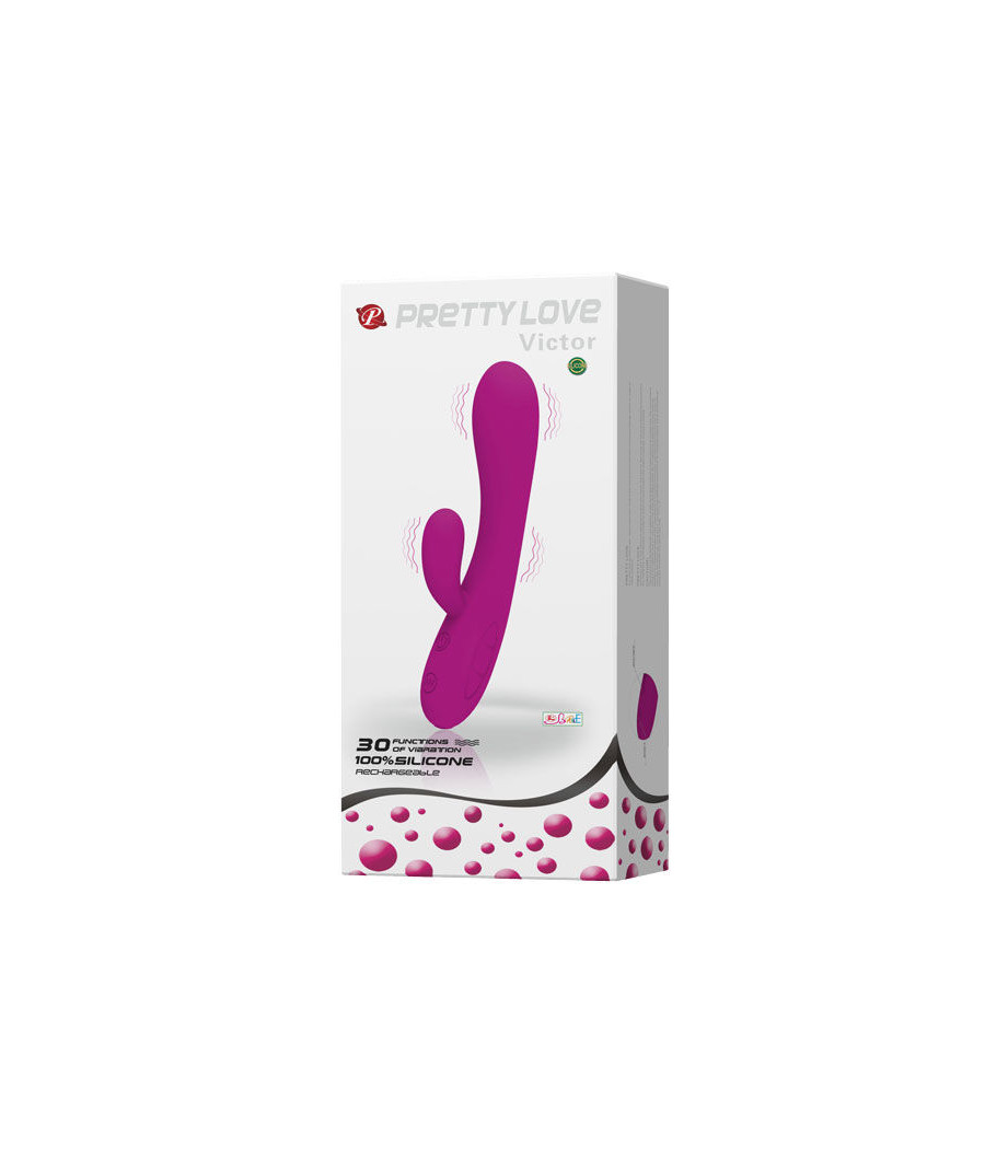 PRETTY LOVE - SMART VIBRATORE VICTOR CON STIMOLATORE CLITORIDE
