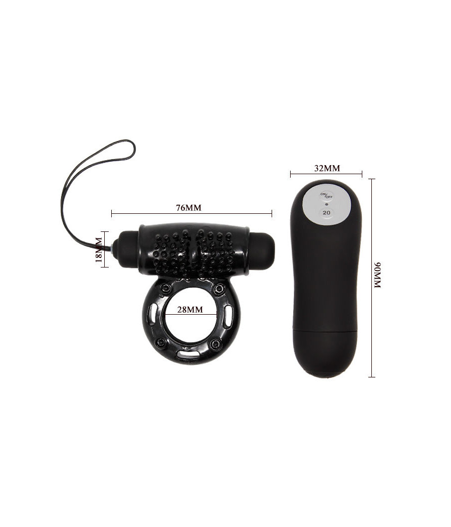 BAILE - RING FERNBEDIENUNG SCHWARZ 20V