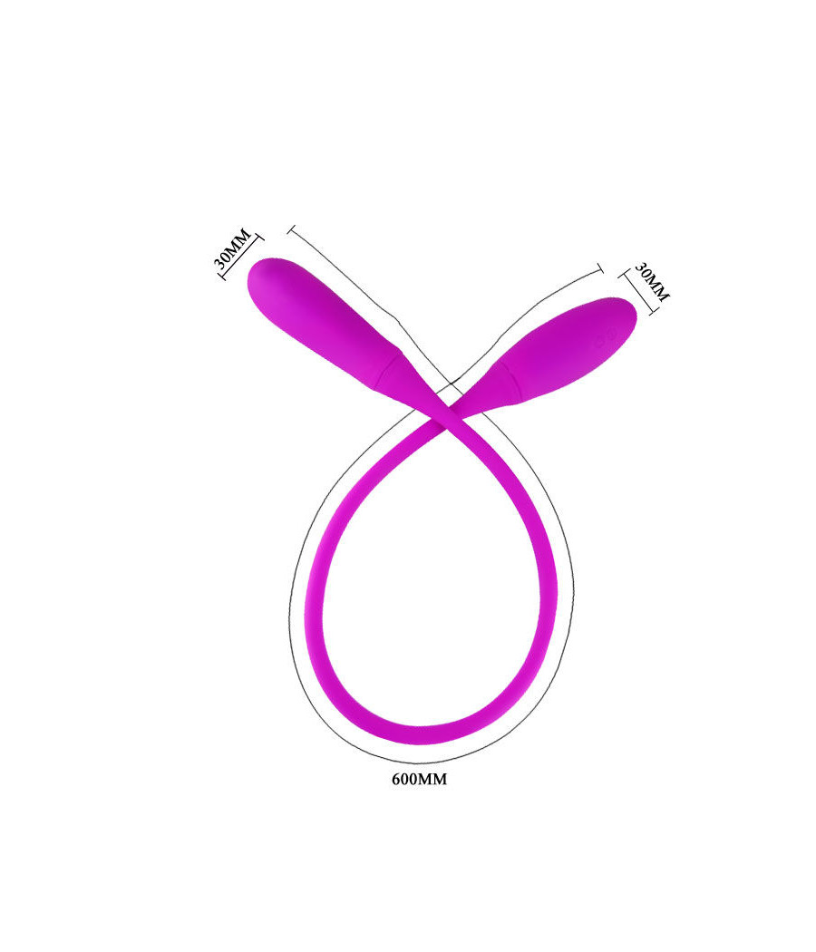 PRETTY LOVE - SMART - SNAKY VIBE VIBRATOR 7V + 3 TICKLING