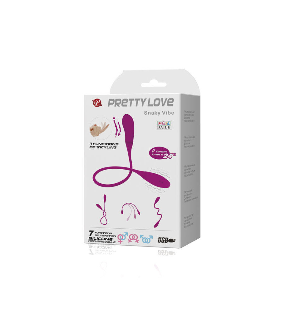 PRETTY LOVE - SMART VIBRATEUR SNAKY VIBE 7 V + 3 CHATOUILLES