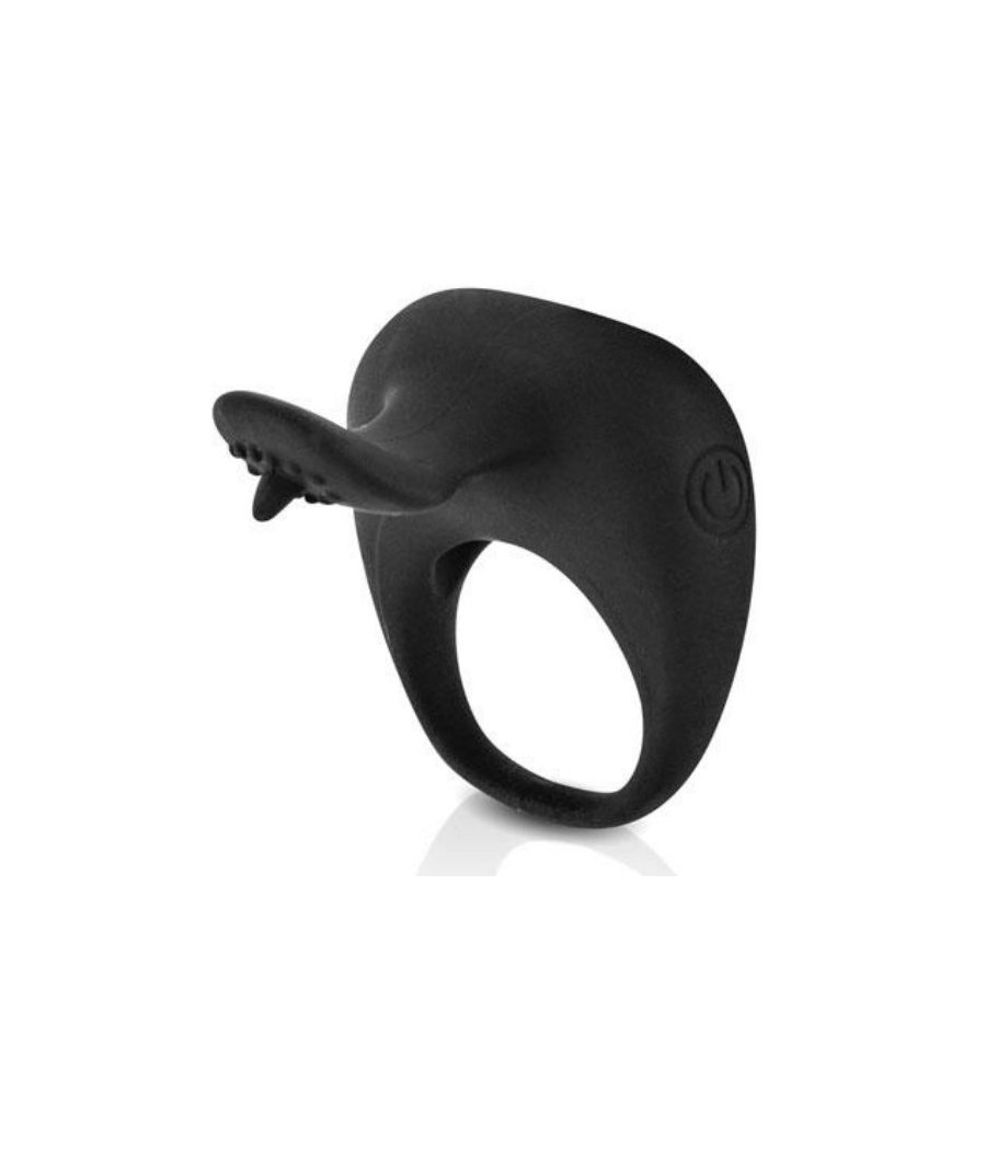 PRETTY LOVE - THIMBLE VIBRATOR RING BLACK