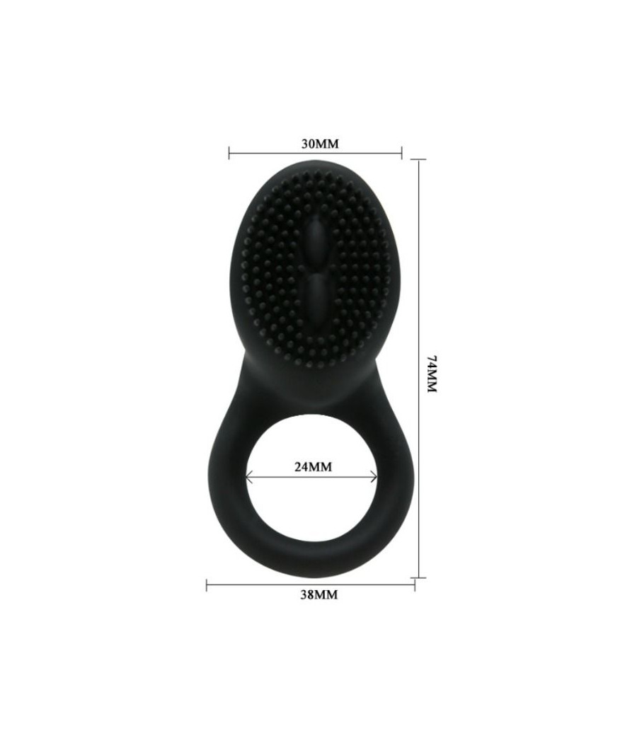 PRETTY LOVE - COBRA VIBRATORRING SCHWARZ