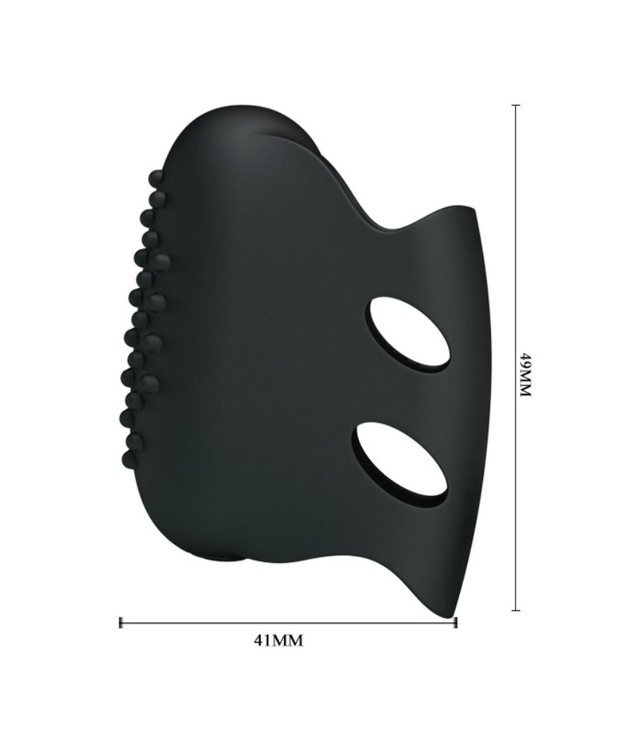 PRETTY LOVE - FLIRTATION STEWARD BLACK VIBRATION THIMBLE