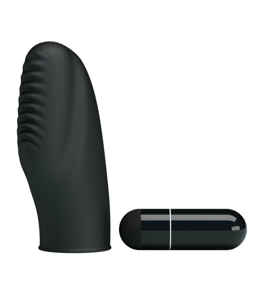 PRETTY LOVE - FLIRTATION STANFORD BLACK VIBRATION THIMBLE