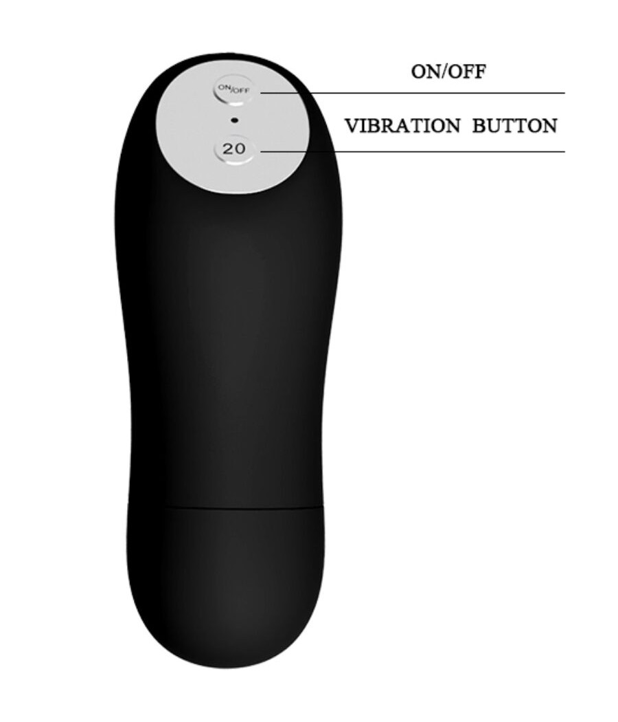 BAILE - TANGA CON BALA VIBRADORA Y CONTROL REMOTO NEGRO