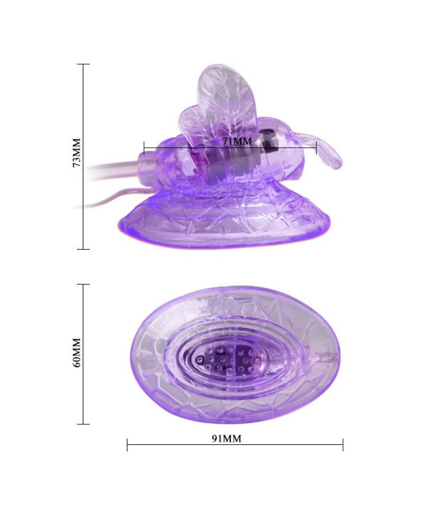 BAILE - LILA KLITORISSTIMULATION VIBRIERENDER SCHMETTERLING