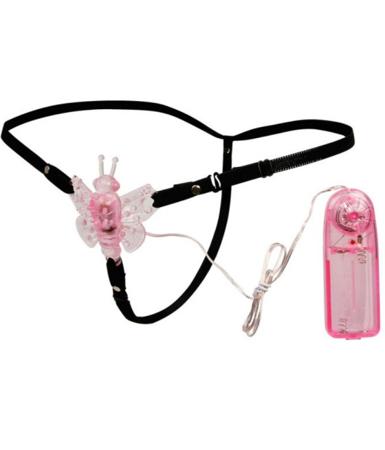 BAILE - HARNESS WITH MULTIVESPEED VIBRATING BUTTERFLY