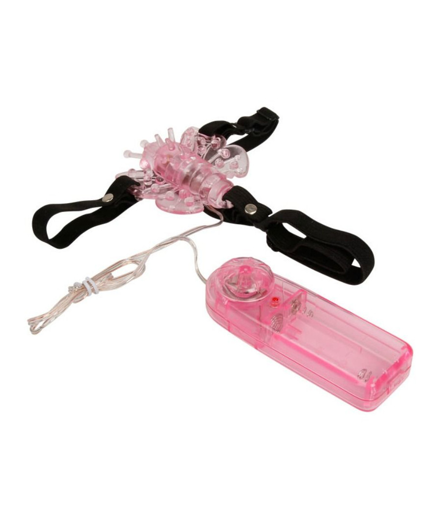 BAILE - HARNESS WITH MULTIVESPEED VIBRATING BUTTERFLY