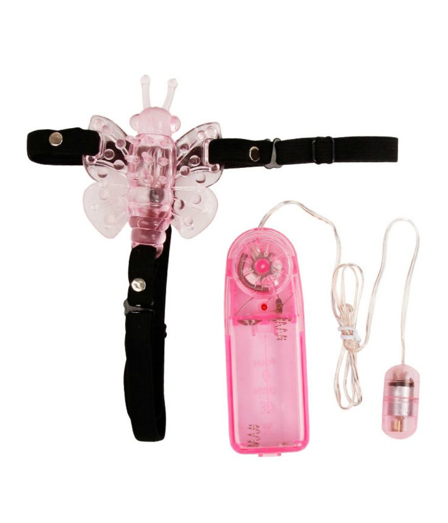 BAILE - HARNESS WITH MULTIVESPEED VIBRATING BUTTERFLY