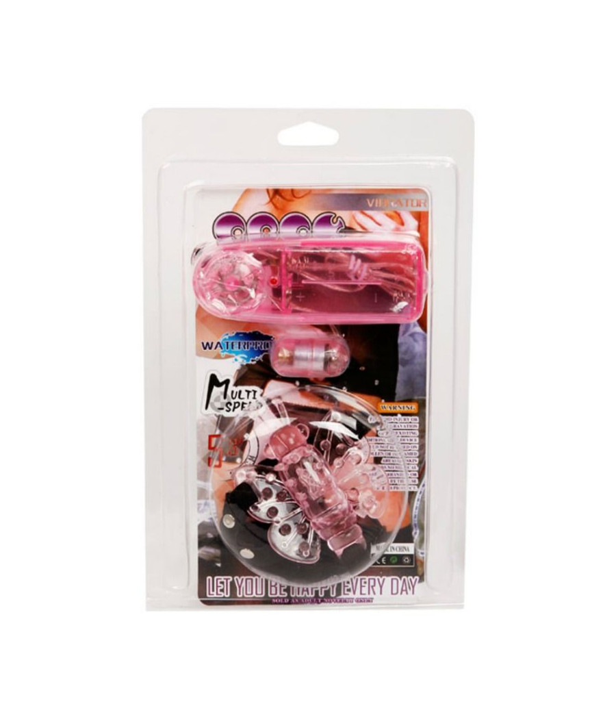 BAILE - HARNESS WITH MULTIVESPEED VIBRATING BUTTERFLY