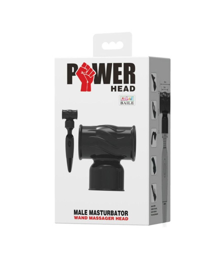 BAILE - POWER HEAD CABEZAL INTERCAMBIABLE PARA MASAJEADOR MASCULINO