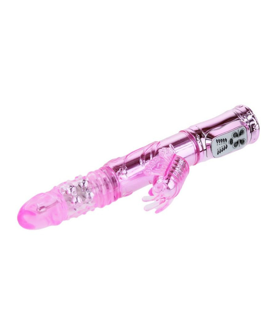 BAILE - RECHARGEABLE VIBRATOR WITH ROTATION AND THROBBING BUTTERF STIMULATOR