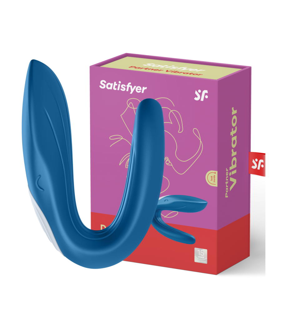 SATISFYER - PARTNER TOY WHALE VIBRATOR STIMOLANTE ENTRAMBI I PARTNER EDIZIONE 2020
