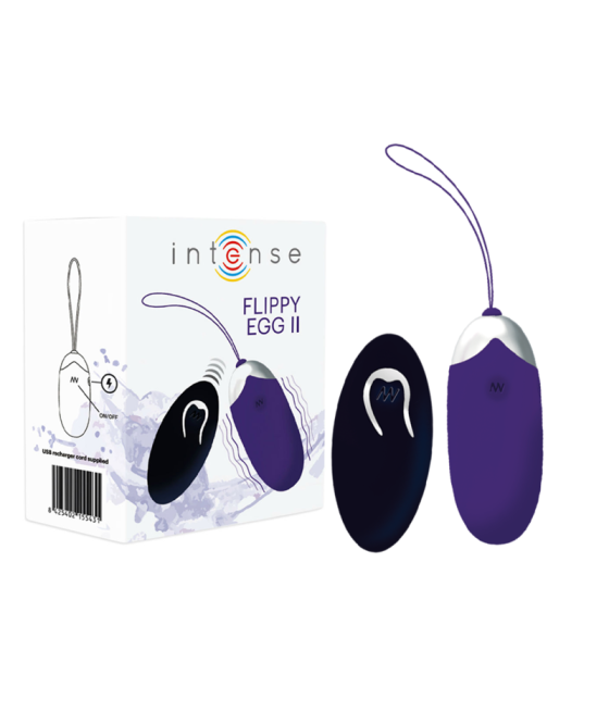 INTENSE - FLIPPY II VIBRATING EGG WITH REMOTE CONTROL PURPLE