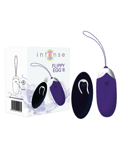 INTENSE - UOVO VIBRANTE FLIPPY II CON TELECOMANDO VIOLA