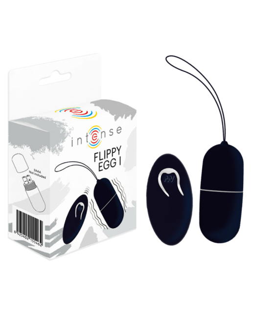 INTENSE - FLIPPY I VIBRATING EGG WITH REMOTE CONTROL BLACK