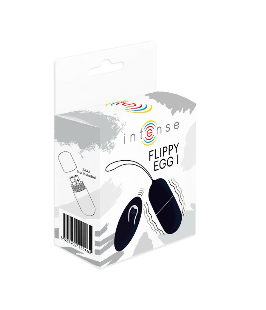 INTENSE - FLIPPY I HUEVO CONTROL REMOTO NEGRO