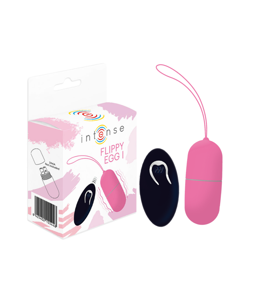 INTENSE - OEUF VIBRANT FLIPPY I AVEC TÉLÉCOMMANDE ROSE