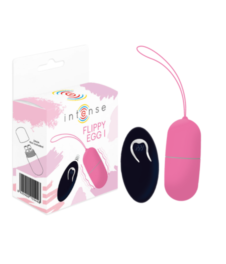 INTENSE - OEUF VIBRANT FLIPPY I AVEC TÉLÉCOMMANDE ROSE