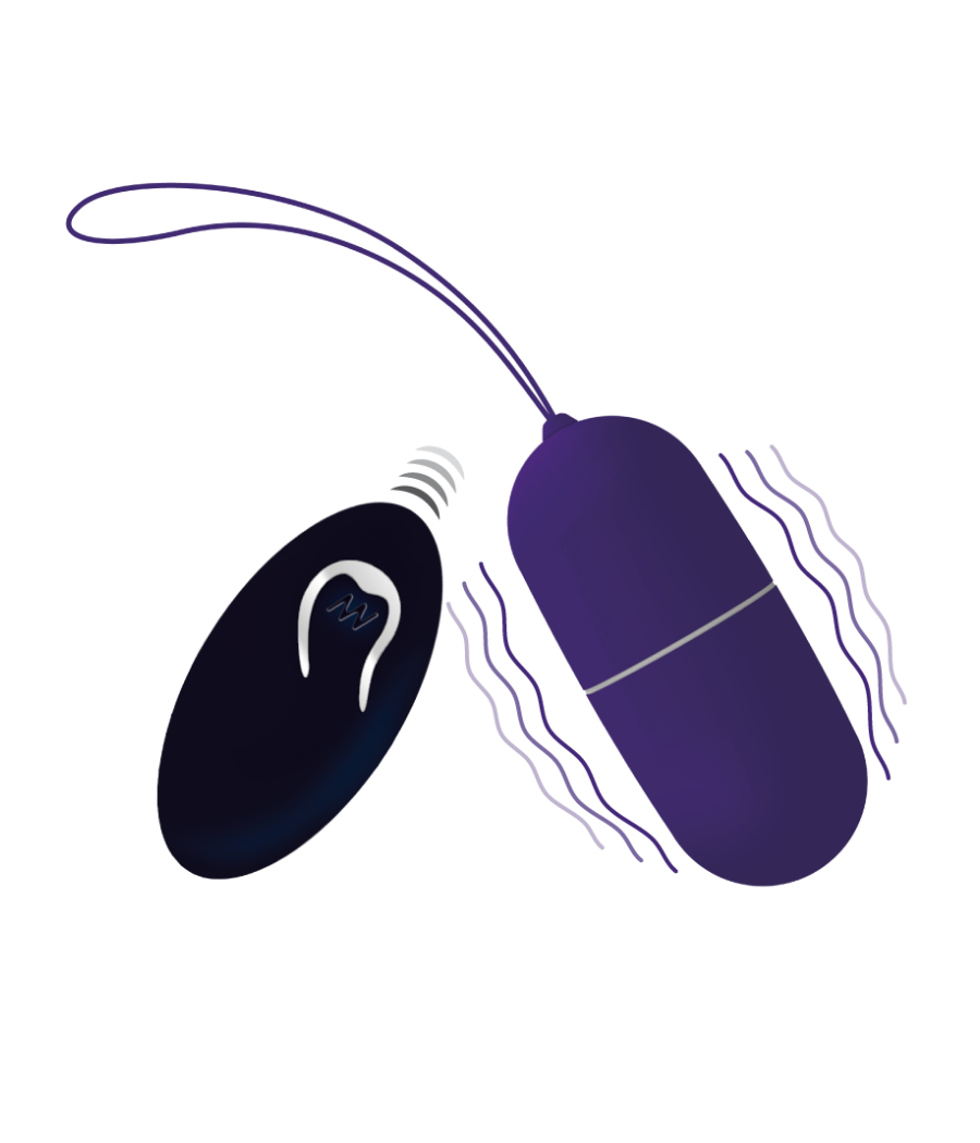INTENSE - OEUF VIBRANT FLIPPY I AVEC TÉLÉCOMMANDE VIOLET