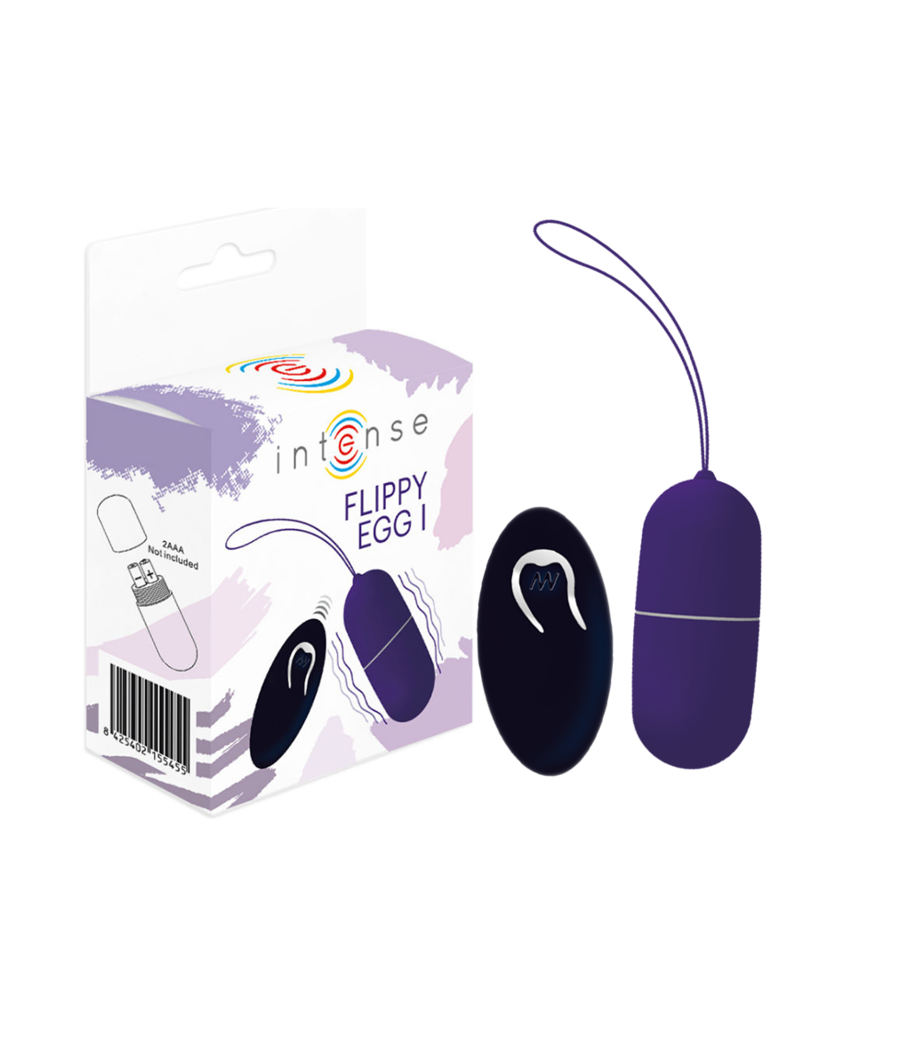 INTENSE - FLIPPY I VIBRATING EGG WITH REMOTE CONTROL PURPLE