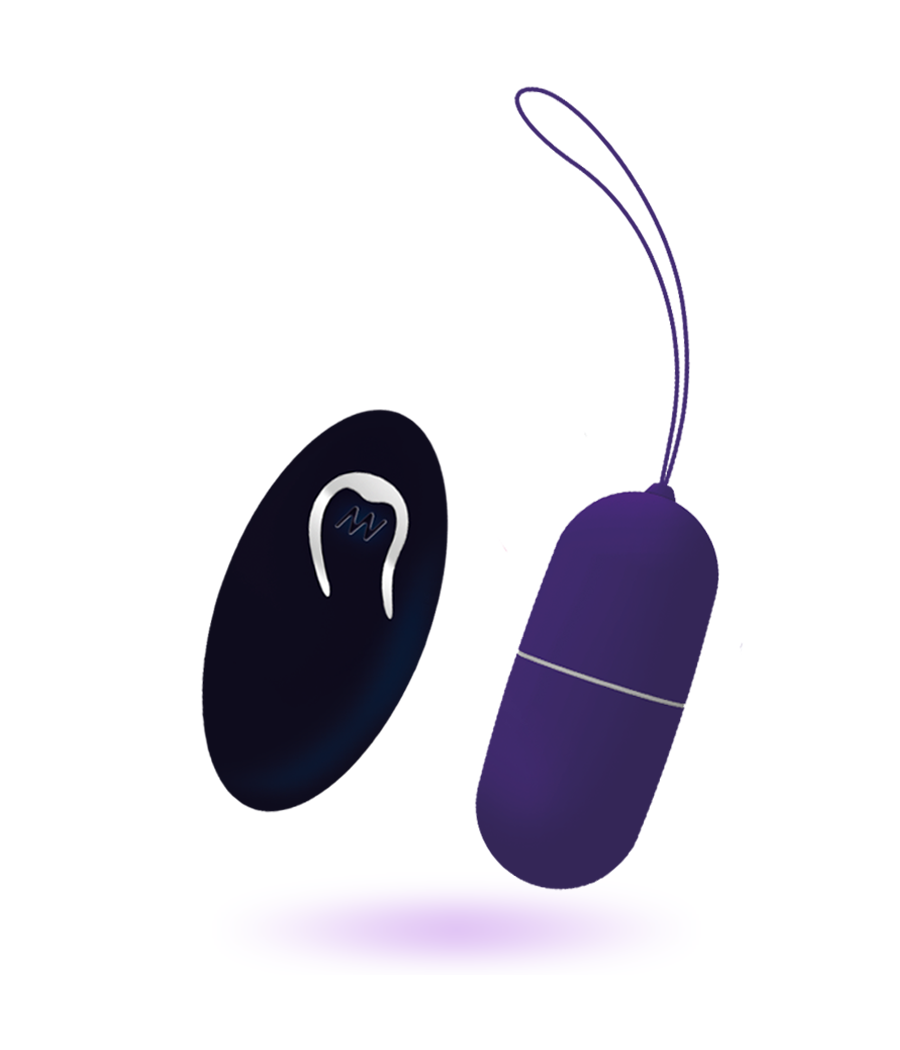 INTENSE - FLIPPY I VIBRATING EGG WITH REMOTE CONTROL PURPLE