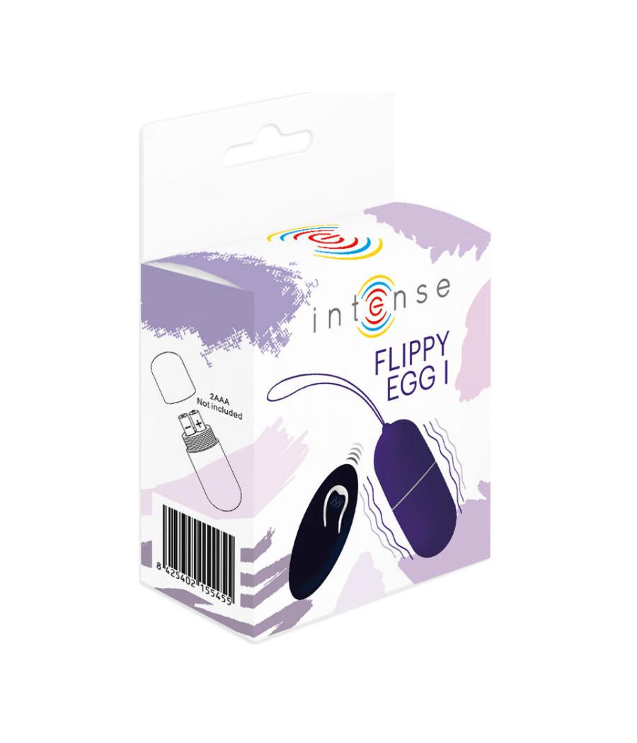 INTENSE - OEUF VIBRANT FLIPPY I AVEC TÉLÉCOMMANDE VIOLET