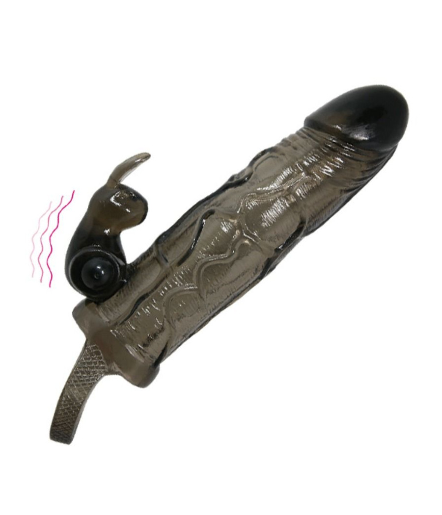 BAILE - COPERTURA PENE UOMO CORAGGIOSO CON CONIGLIO NERO 16.5 CM