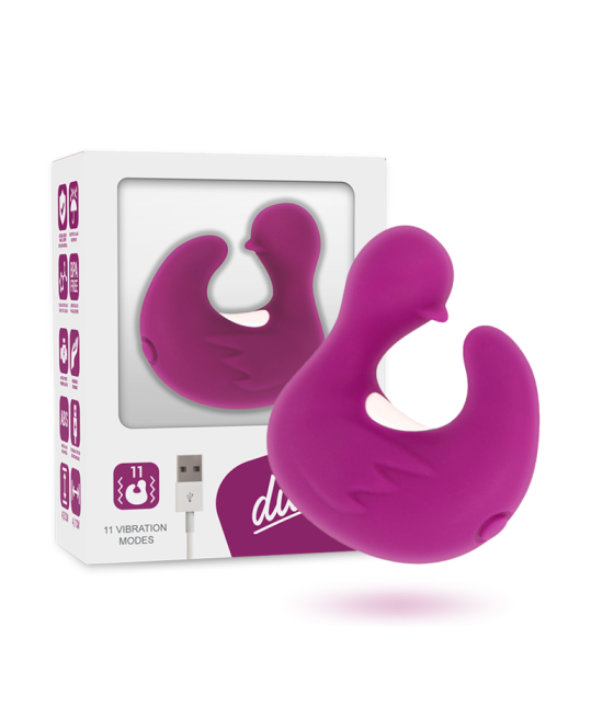 COVERME - DEDAL PATO ESTIMULADOR DE SILICONA RECARGABLE  DUCKYMANIA
