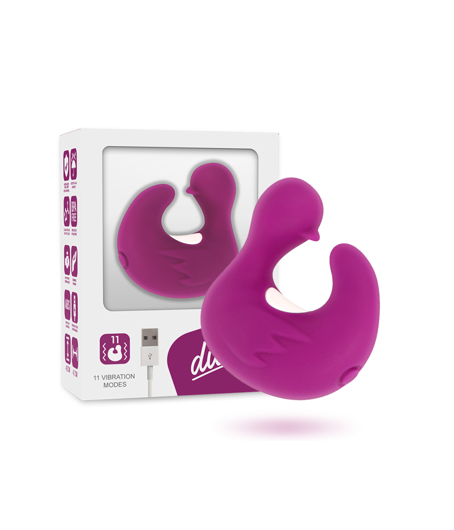 COVERME - DEDAL DE PATO ESTIMULANTE DE SILICONE RECARREGÁVEL DUCKYMANIA