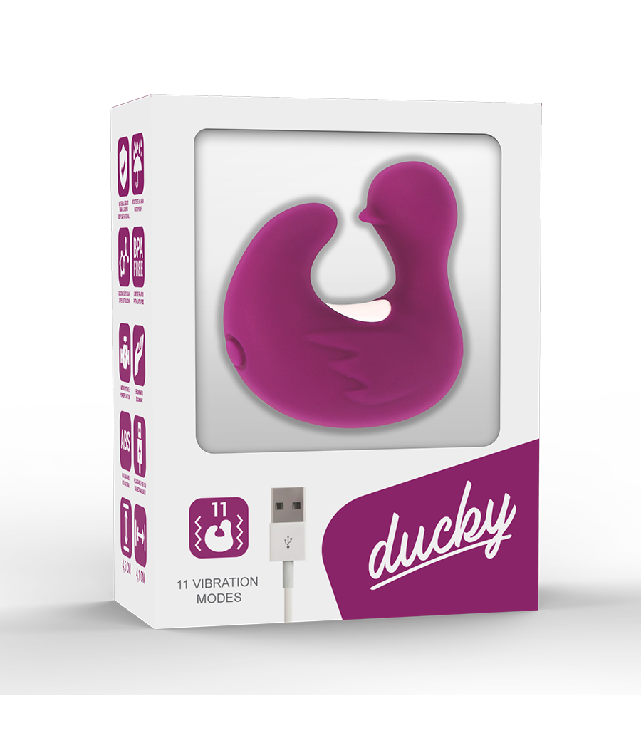 COVERME - DUCKYMANIA RICARICABILE DITALE ANATRA STIMOLANTE IN SILICONE