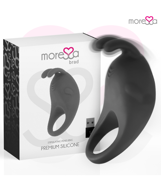 MORESSA - BRAD PREMIUM SILICONE RECHARGEABLE NOIR