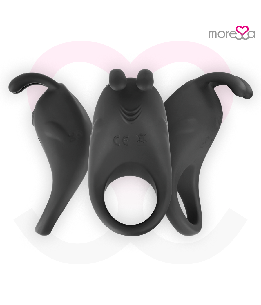 MORESSA - BRAD PREMIUM SILICONE RECARGABLE NEGRO