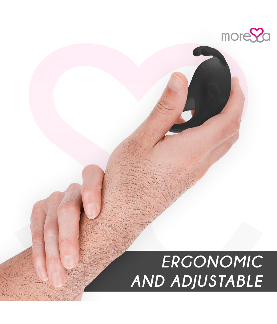 MORESSA - BRAD PREMIUM SILICONE RECHARGEABLE NOIR