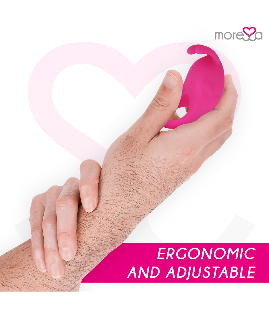 MORESSA - BRAD PREMIUM SILICONE RECARGABLE ROSA