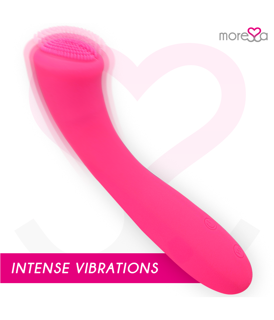MORESSA - CELSO MASAJEADOR DUO PUNTO G Y SUERO PELVICO PREMIUM SILICONE RECARGABLE
