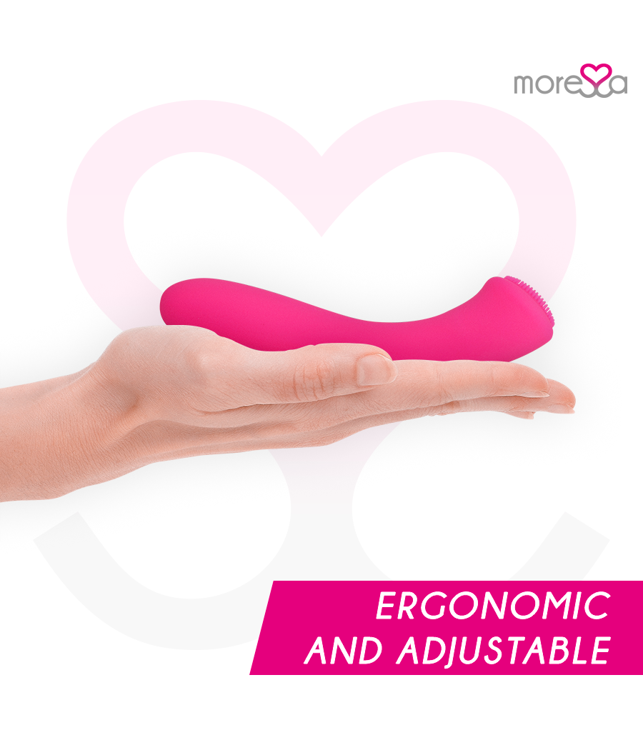 MORESSA - CELSO MASAJEADOR DUO PUNTO G Y SUERO PELVICO PREMIUM SILICONE RECARGABLE