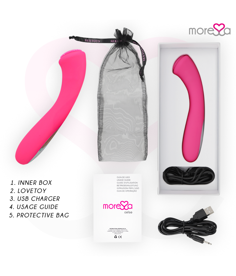 MORESSA - CELSO PREMIUM SILICONE RECARREGVEL
