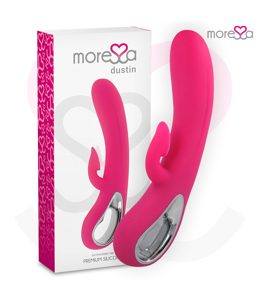 MORESSA - DUSTIN CLITORAL SUCTION AND POWERFUL VIBRATION PREMIUM SILICONE RECHARGEABLE